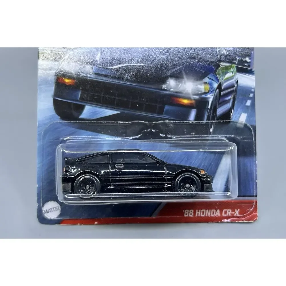 Hot Wheels '88 HONDA CR-X Black 2021 JDM 4/5 Diecast 1:64 Mattel